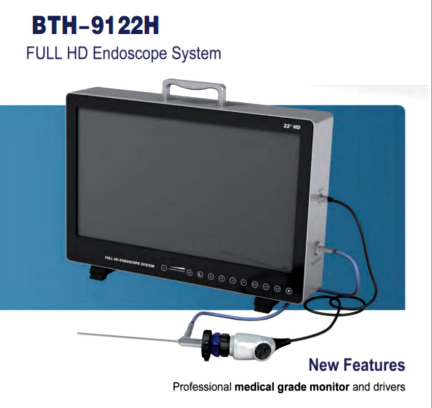 กล้องเอนโดสโคป Full HD จอมอนิเตอร์ 22 นิ้ว แหล่งกำเนิดแสงเย็น LED 80W BTH-9122H