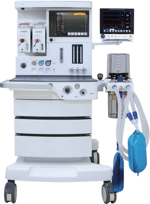 เครื่องช่วยหายใจแบบหน้าจอสัมผัส TFT LCD ขนาด 15 นิ้ว พร้อมการวัด ETCO2 ที่แม่นยำ